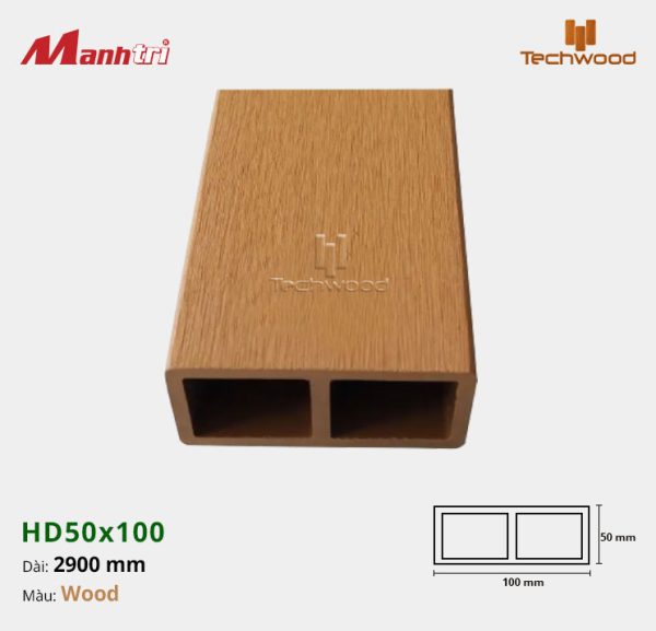 Thanh lam Techwood HD50x100-Wood