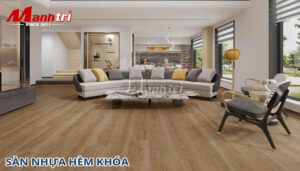 sàn nhựa hèm khóa cho nội thất