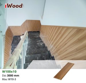 Tấm iWood W100x10-W10-3 ốp lamri nội thất