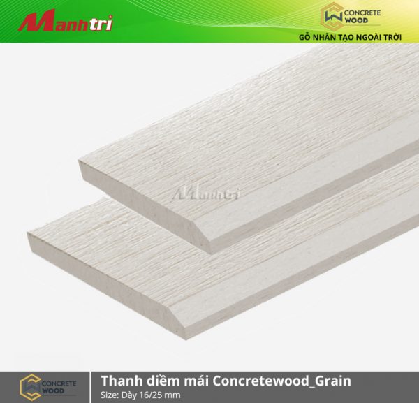 Thanh diềm mái Concrete Wood