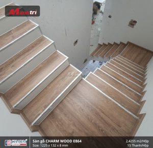 Công trình sàn gỗ Charm Wood E864