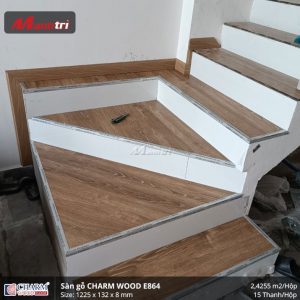 Công trình sàn gỗ Charm Wood E864