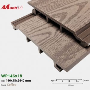 tấm ốp Mạnh Trí WP146x18-Coffee