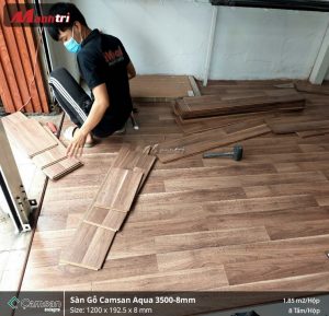 Lót sàn gỗ Camsan Aqua 3500_8mm tại quận 10