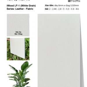 Tấm ốp than tre vân da iWood LF-1