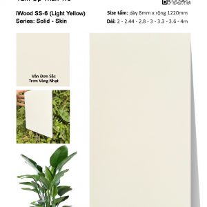 Tấm ốp than tre đơn sắc SS-6