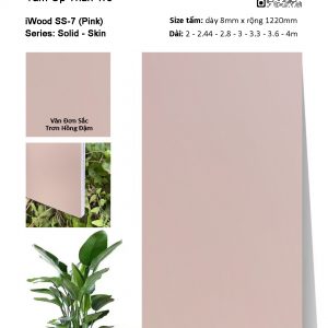 Tấm ốp than tre đơn sắc SS-7