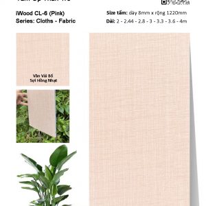Tấm ốp than tre vân vải iWood CL-6