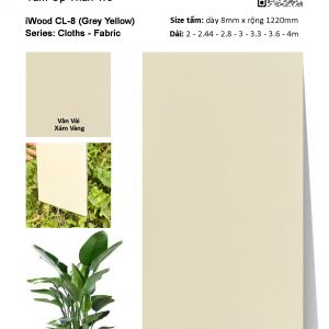 Tấm ốp than tre vân vải iWood CL-8