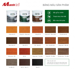Cách sơn màu Conwood