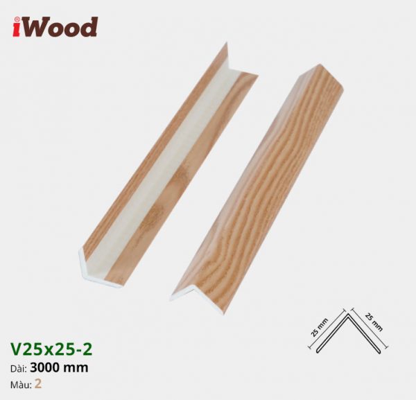 Nẹp iWood V25x25