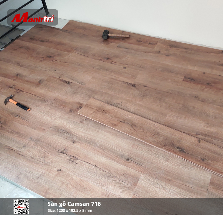 Sàn Gỗ Camsan Aqua 716-8mm
