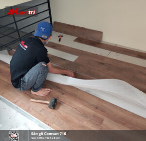 Sàn Gỗ Camsan Aqua 716-8mm
