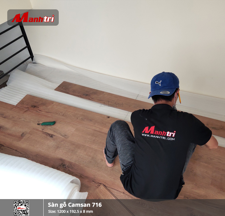 Sàn Gỗ Camsan Aqua 716-8mm