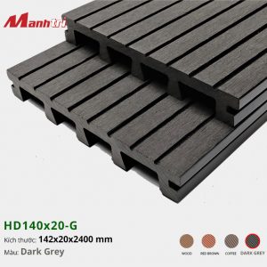Sàn nhựa HD140x20-G-Dark Grey