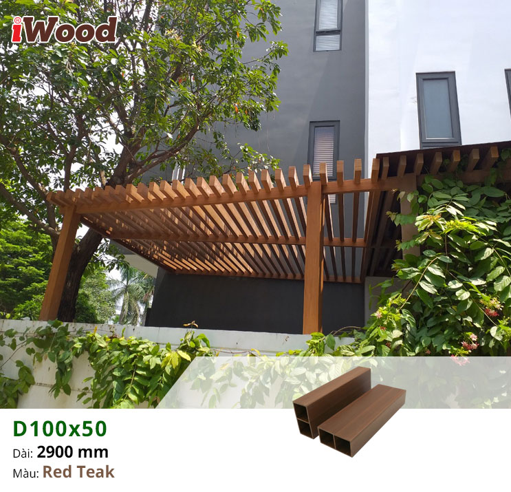 Hệ lam gỗ nhựa iWood ngoài trời
