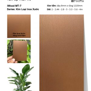 Tấm ốp than tre inox xước MT-7