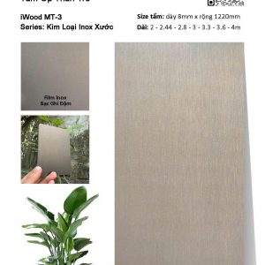 Tấm Ốp Inox Xước Kim Loại