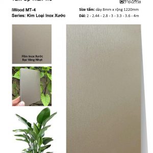 Tấm Ốp Inox Xước Kim Loại