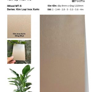 Tấm Ốp Inox Xước Kim Loại