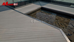 Xi măng gia gỗ Conwood lót sàn hồ bơi