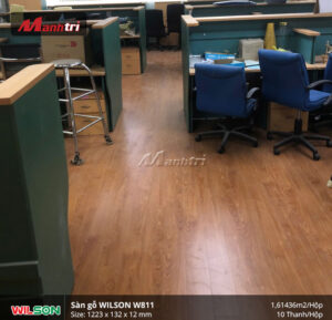Thi công sàn gỗ nghiệp Wilson W811