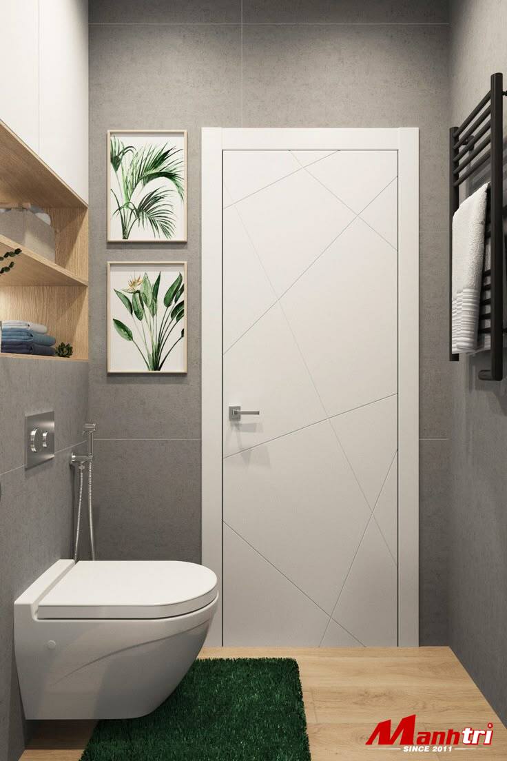 Cửa nhựa composite phòng bếp