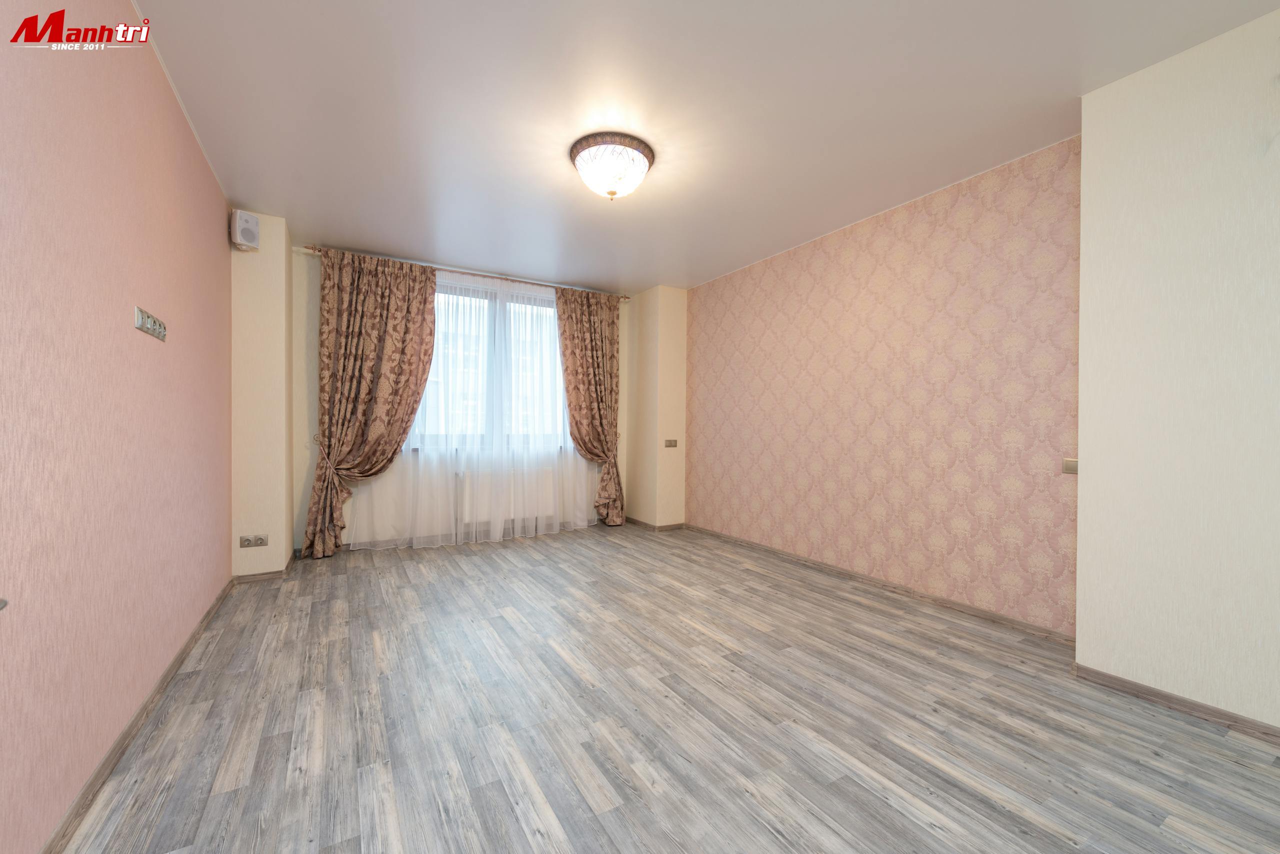 Giấy dán tường họa tiết hoa văn trang trí — phong cách Châu Âu cổ điển