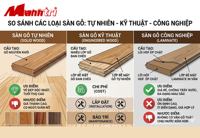 So Sánh Sàn Gỗ và Sàn Nhựa: Nên Chọn Loại Nào Năm - Mẫu 1