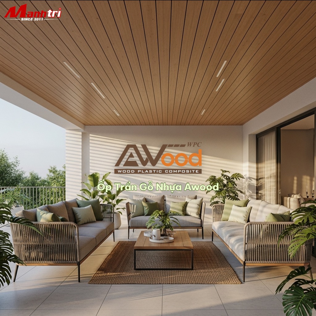Bảng giá gỗ nhựa Awood ốp tường, trần