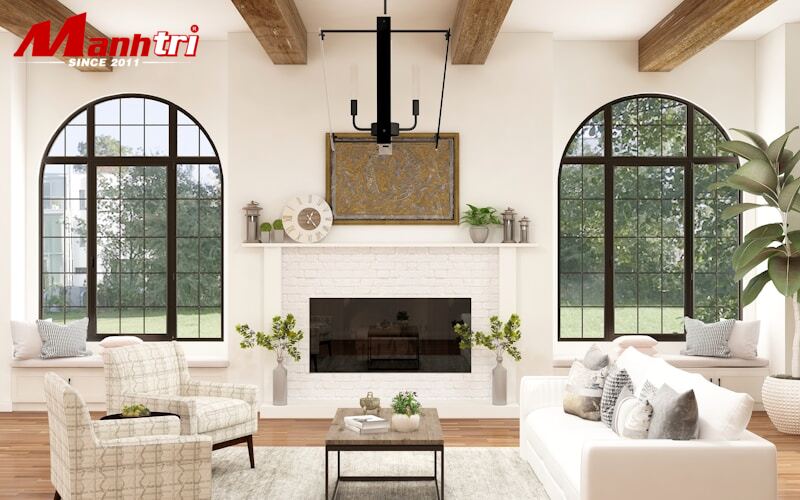 Tấm ốp tường PVC vách ngăn lắp đặt trên khung xương thép