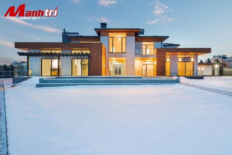 Ứng dụng tấm panel PU làm mái che nhà xe cách nhiệt