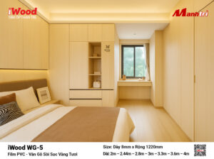 Tấm ốp than tre vân gỗ iWood WG-5