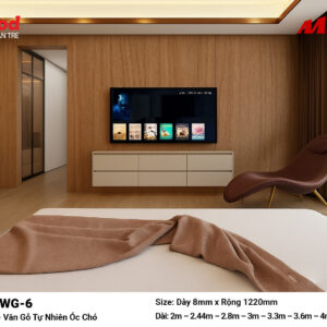 Tấm ốp than tre vân gỗ iWood WG-6