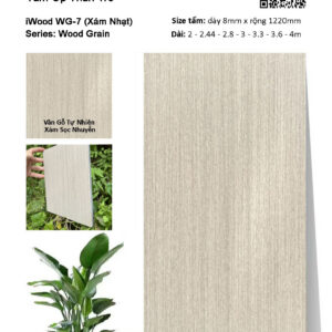 Tấm ốp than tre vân gỗ iWood WG-7