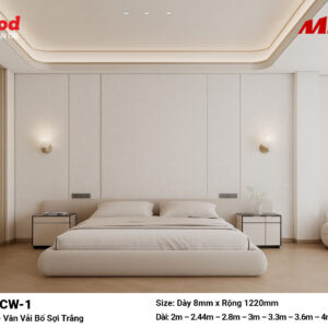 Tấm ốp than tre vân vải chống xước iWood CW-1