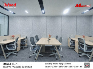 Tấm ốp than tre vân vải iWood CL-1