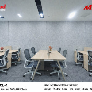 Tấm ốp than tre vân vải iWood CL-1