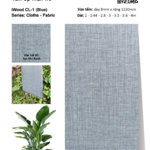 Tấm ốp than tre vân vải iWood CL-1