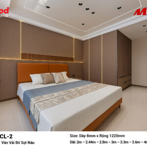 Tấm ốp than tre vân vải iWood CL-2
