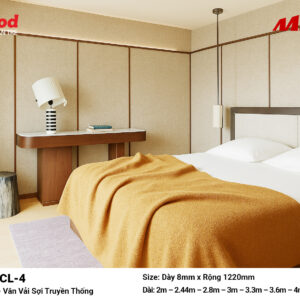 Tấm ốp than tre vân vải iWood CL-4