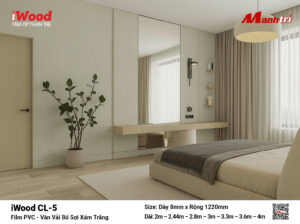 Tấm ốp than tre vân vải iWood CL-5