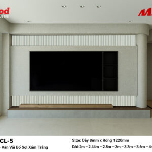 Tấm ốp than tre vân vải iWood CL-5
