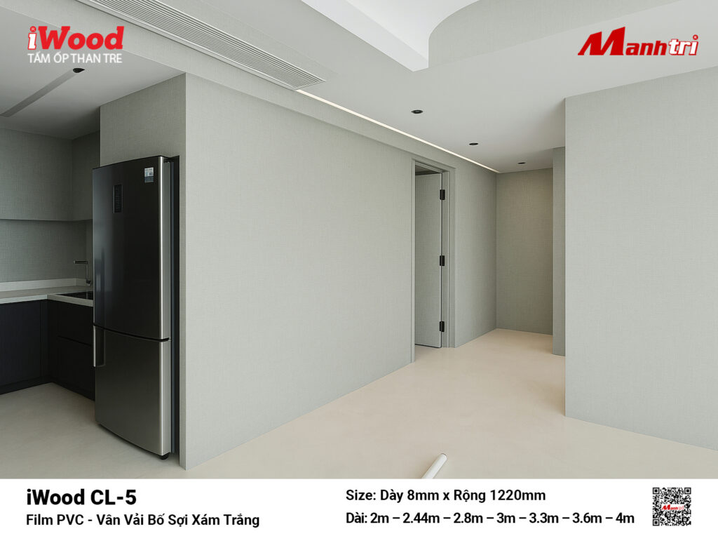 Tấm ốp than tre vân vải iWood CL-5
