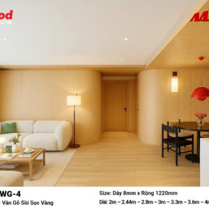 Tấm ốp than tre vân gỗ iWood WG-4