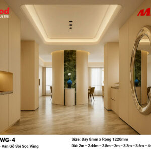 Tấm ốp than tre vân gỗ iWood WG-4