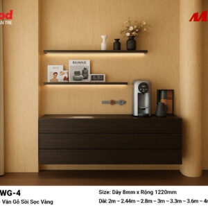 Tấm ốp than tre vân gỗ iWood WG-4