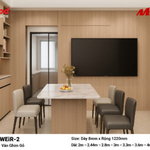 Tấm ốp than tre vân gỗ sần