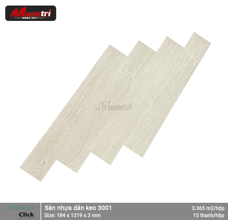Sàn nhựa dán keo 3mm MSfloor Sàn nhựa dán keo 3mm MSfloor